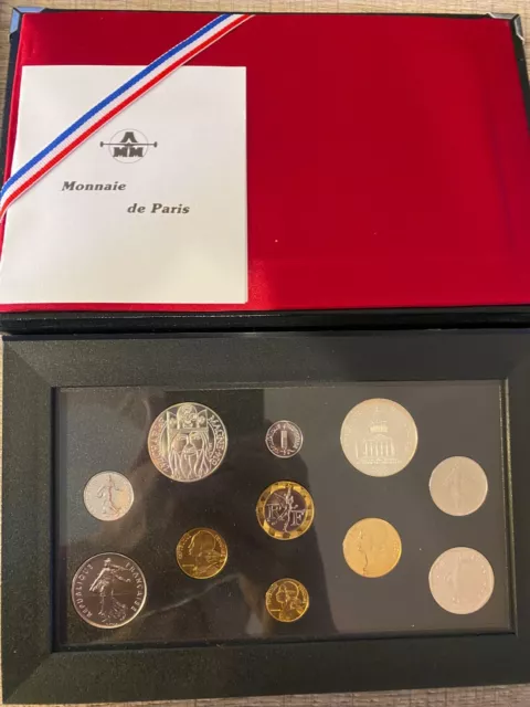 FRANCE - Coffret BE Monnaie de Paris (FRANCS) 1990