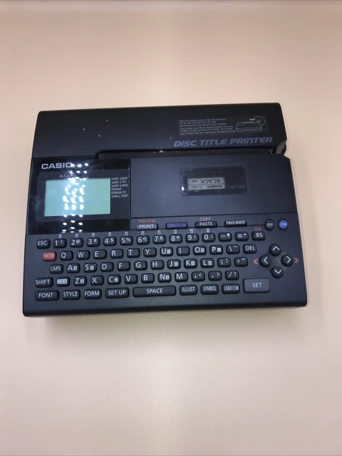 Casio CW-K85 CD DVD Thermal Printer Disc Title Printing Machine Label