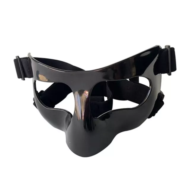 Anti-Kollision Nose Guard Schutzausrüstung für Basketball Fußball in schwarz