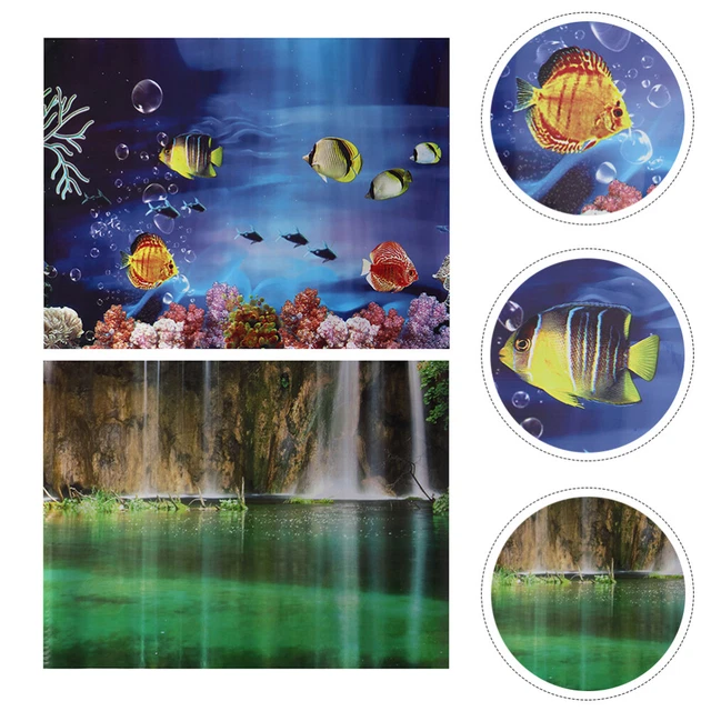Decorative Wallpaper Fish Tank Background Paper Fondos De Pantalla 3d Poster