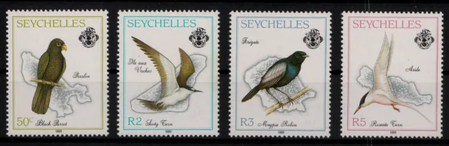 Seychellen; Vögel 1989 kpl. **  (15,-)