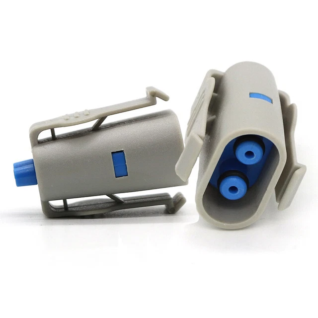 2X Dual Channel NIBP Cuff Air Hose Adapter Connector,Fit GE Critikon Dinamap,Pro