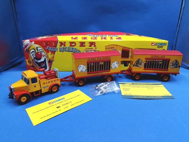 Corgi boxed Billy Smarts Circus Truck & Trailer 97891 A.E.C. Mercury