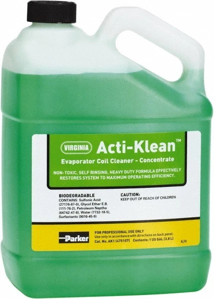 Parker 1 Gal HVAC Coil Cleaner For Evaporator Coils & Drain Pans