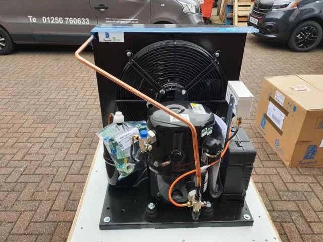 New 2.5Hp Tecumseh Condensing Unit,  240V~1Ph, Lbp, Freezer