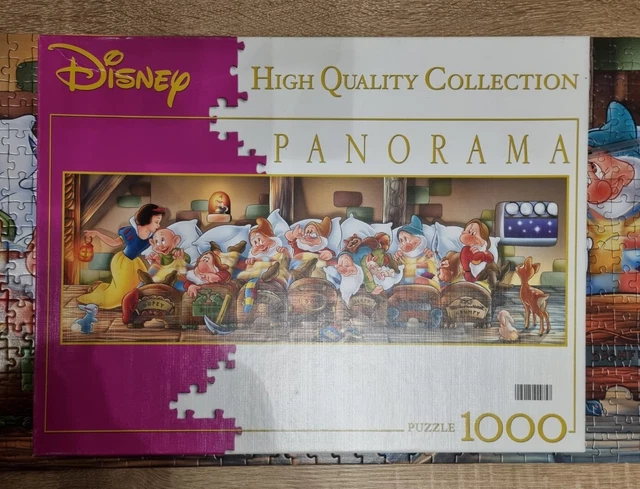 DISNEY SNOW WHITE & the Seven Dwarfs Panorama 1000pc Clementoni Art ...