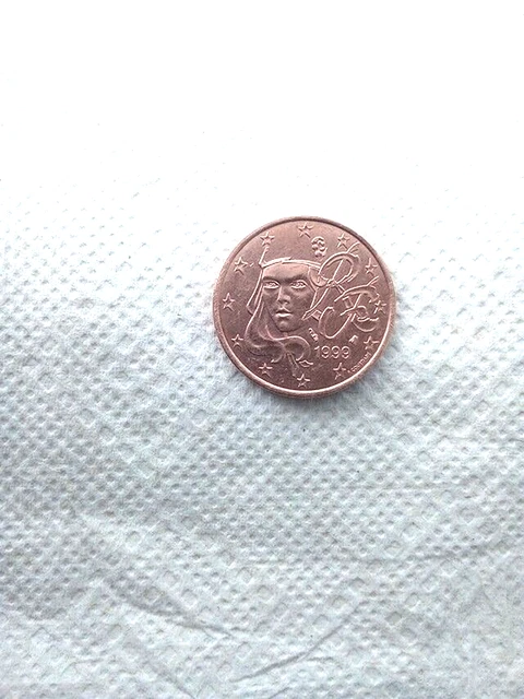 Lot De 3 Pièces De 1, 2 Et 5 Centimes D'euro – France 1999 (Monnaie, Année 1999)