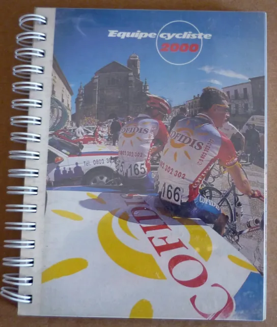 Cyclisme - Livret cartes Équipe COFIDIS Tour de France - année 2000 - COMPLET