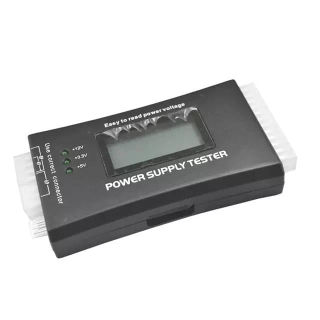 Tester alimentatore computer display LCD 20/24 pin misura per ATX BTX ITX TFX