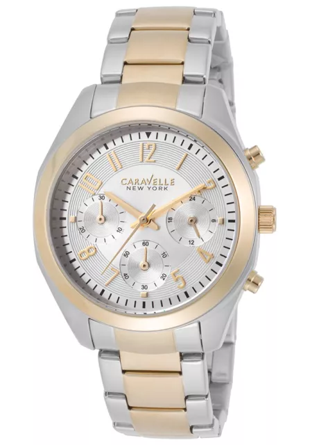Caravelle New York by Bulova 45L136 Womens Chronograph Stainless Steel Watch
