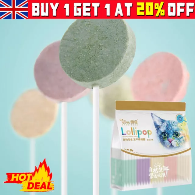 Celery Pets Lollipop Cat Treat, Freeze Dried Lollipop Lickable Wet Cat Treats UK