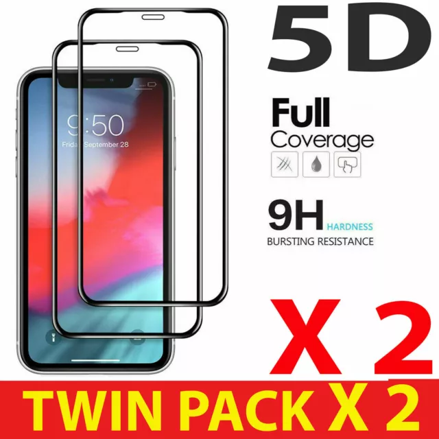 3D FULL GLASS COVER For iPhone 12 /Mini /Pro Max Tempered Glass Screen Protector