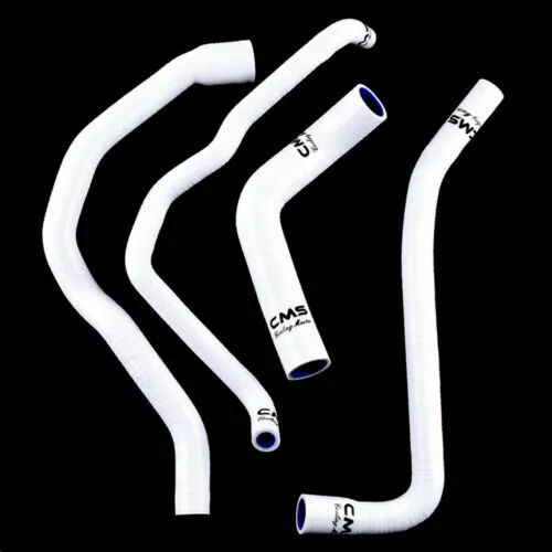 Silicone Radiator Hoses for 02-06 Triumph Speed Triple 955i / Daytona 955i White