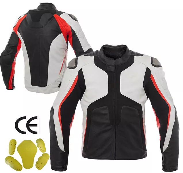 Premium Cowhide Leather Motorbike Jacket | Stylish | Durable | Protective Gears