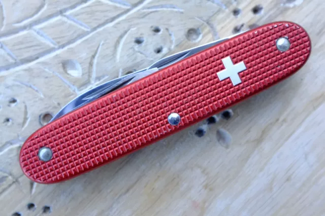 Vintage Victorinox Pioneer Rancher Alox Red Old Cross | couteau suisse sak