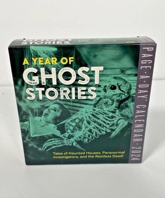 A YEAR OF Ghost Stories PageADay Calendar 2024 15.00 PicClick