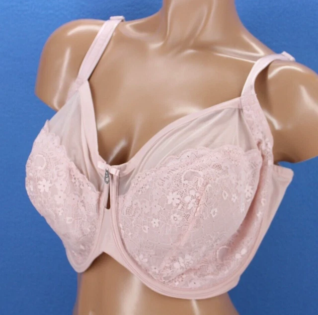 Curvy Couture Intimates Underwire Unlined Full Coverage Bra Size 42H #D6970