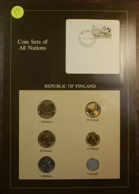 Coin Sets of All Nations Republic of Finland