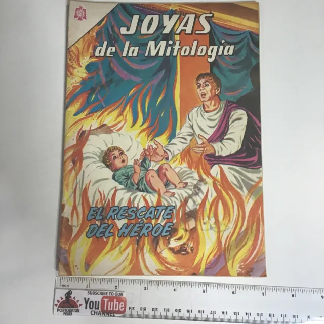 1964 Spanish Comics Joyas De La Mitologia #19 El Rescate Del Héroe Novaro Mexico