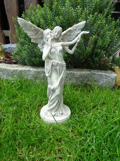 Grabengel Grab Engel stehend Skulptur Deko Grabschmuck Edler Engel im Antikstil