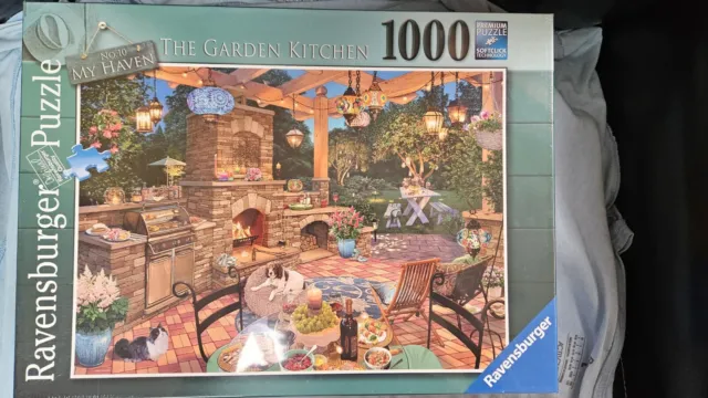 RAVENSBURGER MY HAVEN n. 10, Puzzle cucina giardino (1000 pezzi
