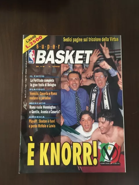 Rivista Superbasket N°19 1993 Scudetto Knorr Bologna