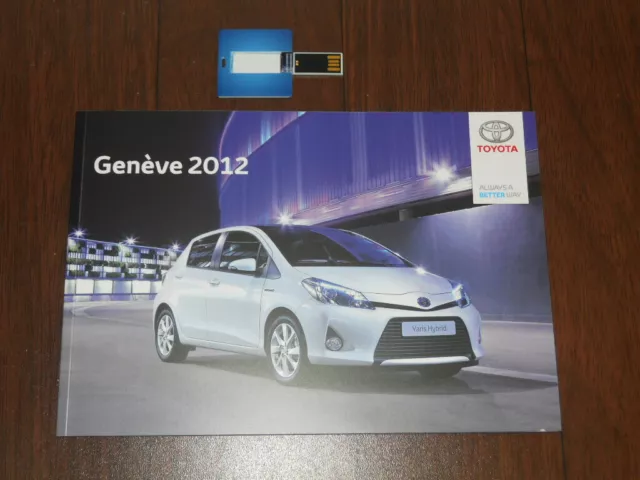 TOYOTA brochure dossier de presse media press kit - salon de Genève 2012 GT86