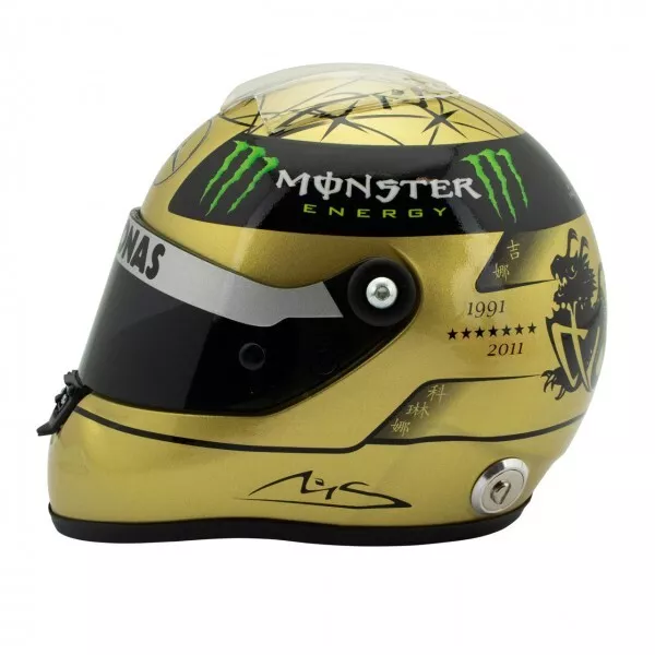 Schuberth Ms-Mh-2-2011-G 1/2 Helmet F1 Mercedes Michael Schumacher Anniversary