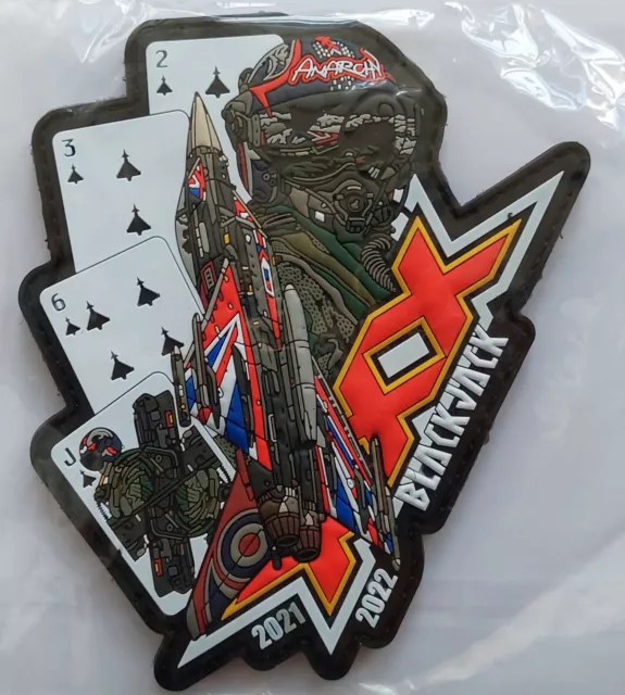 29 Sqn RAF Typhoon Display Team 2021 2022 Blackjack Paddy & Sainty PVC 3D Patch