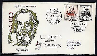 Italy FDC Venetia 1964 Galileo Galilei traveled Racc. for Italy