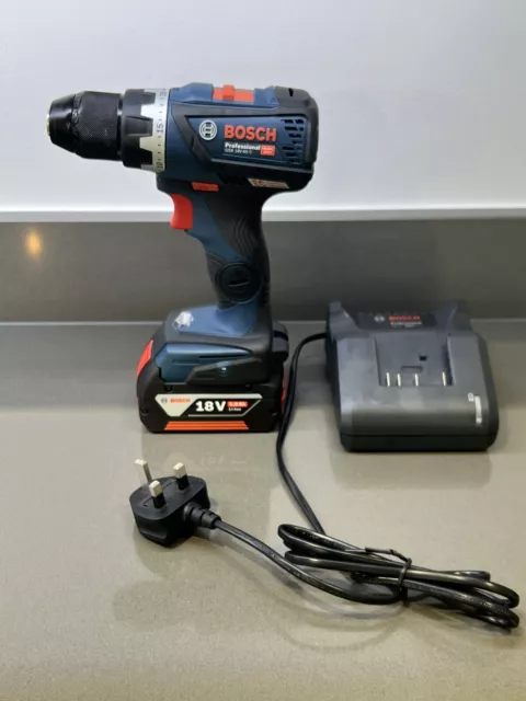 Bosch Blue GSR 18 V-60 C 18V Drill Driver with Charger & Battery