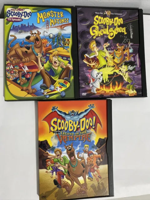 3 DVD LOT Scooby-Doo Movies Vampire, Monster Matinee, & Ghoul School $7 ...