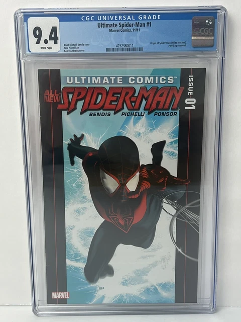 Ultimate Spider-Man #1 Marvel 2011 CGC 9.4 Origin Of Spider-Man (Miles Morales)