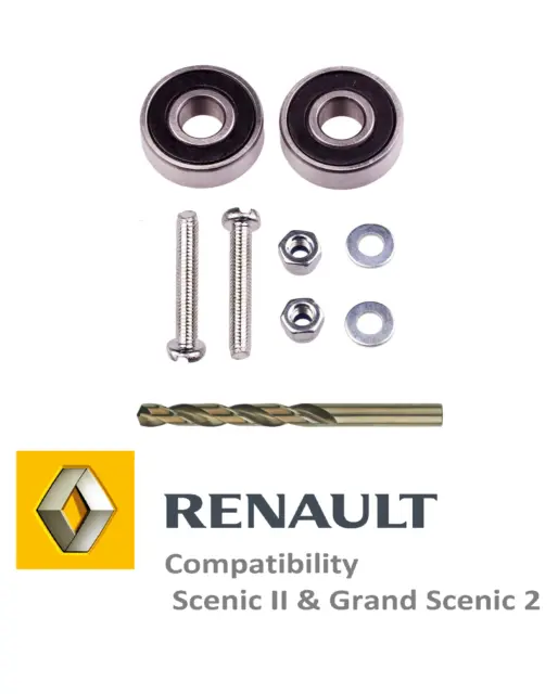 DIY  Renault Scenic II & Grand Scenic 2 Driver Wiper Arm Repair Set with manual 2