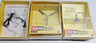 596 Nr.2 pezzi BRAWA BRAWA scala N lampade art 459 