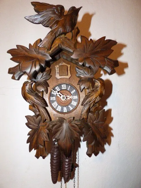 Original Kuner Kuckucksuhr  Uhr mit Pendel und Gewichte
