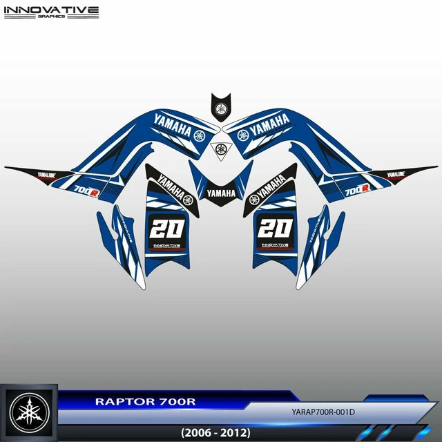 2012 Raptor Graphics YAMAHA RAPTOR 700R 2006 2012 Graphics Kit £103.64 - PicClick UK