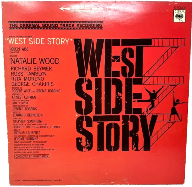 Vinyl LP West Side Story - The Original Sound Track Recording - CBS 70006
