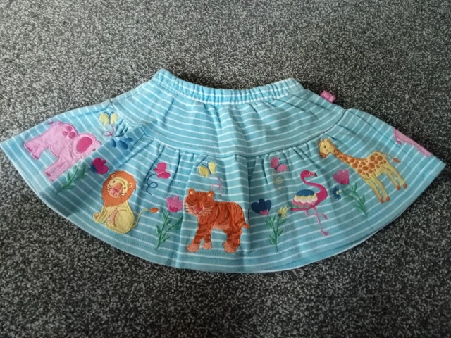Jojo Maman Bebe 6-12 Months Girls Skort Jungle