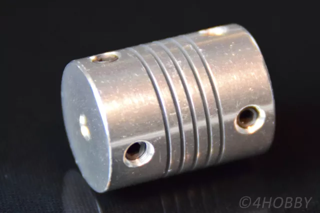 Flexible Wellenkupplung Alu 3 x 3mm Welle Mini Kupplung für Schrittmotor Antrieb