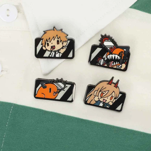 CHAINSAW MAN CHIBI Enamel Pin Set $19.00 - PicClick