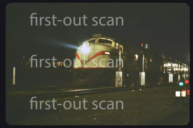 D DUPLICATE SLIDE - SAL Seaboard 3001 E-4 Passenger Night Scene