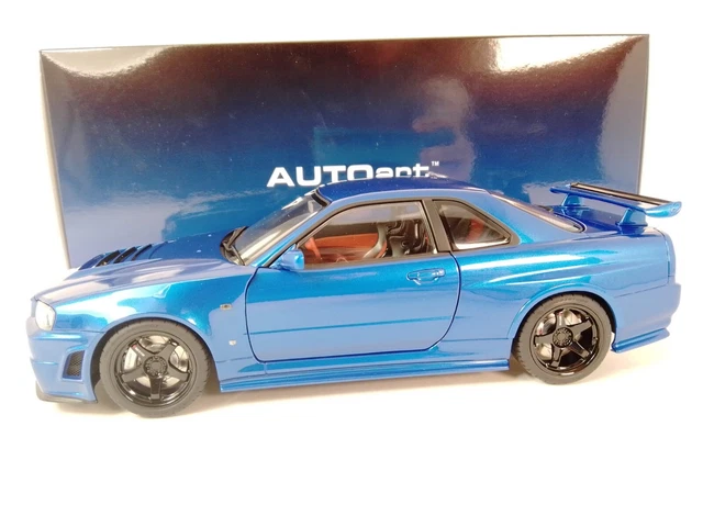 NISSAN SKYLINE GT-R (R34) Z-tune Midnight Purple III AUTOart 1:18 EUR