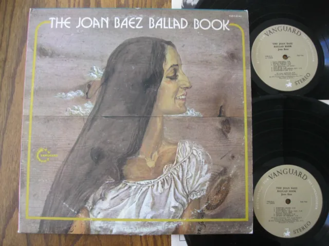 Joan Baez 2 LP 1972 Joan Baez Ballad Book EX vinyl G+ gatefold cover VDS 41/42