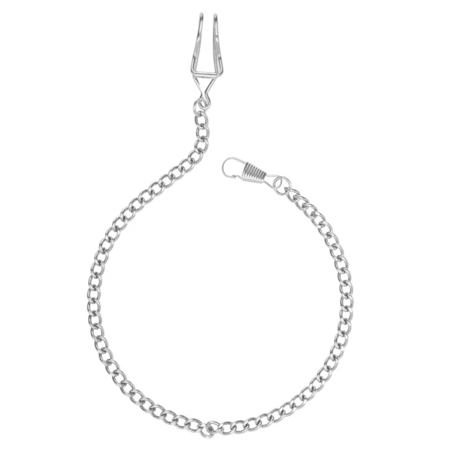 Chaîne De Montre De Poche Gatuida 35cm - Porte-Clés Métal Vintage Pour Gilet Homme