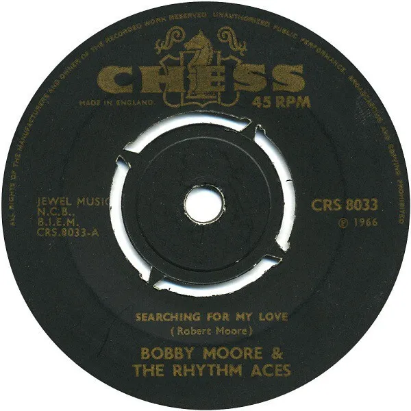 Bobby Moore & The Rhythm Aces - Searching For My Love (7", Single, 4-P)