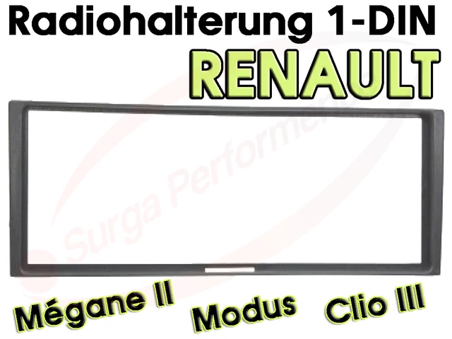 ACV 281250-03 1 Din Car Radio Fascia for Renault Megane/Modus/Clio Black ACV 281250-03 1 Din Car Radio Fascia for Renault Megane/Modus/Clio Black