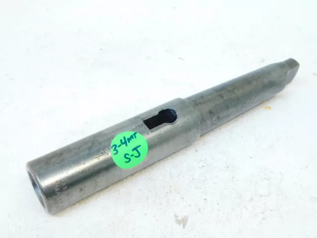 USED SCULLY JONES MORSE TAPER EXTENSION SOCKET MT3 Socket X MT4 Shank 23110