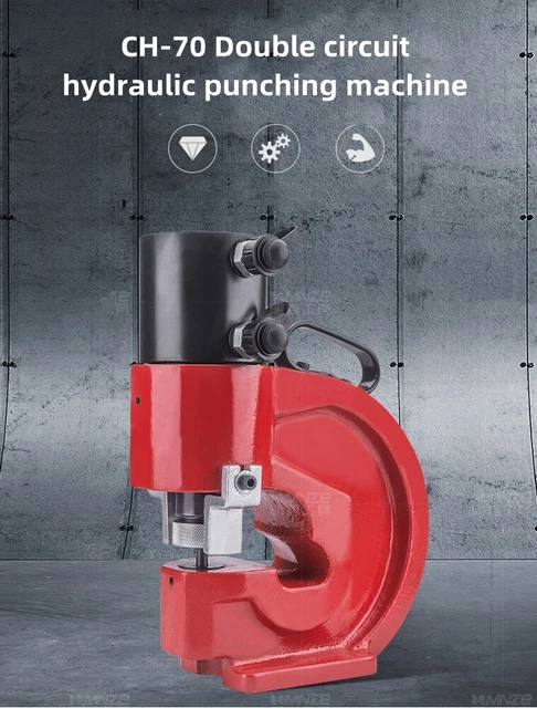 CH-70 Electric Hydraulic Punch Hole Opener Manual Split Angle Iron Punch