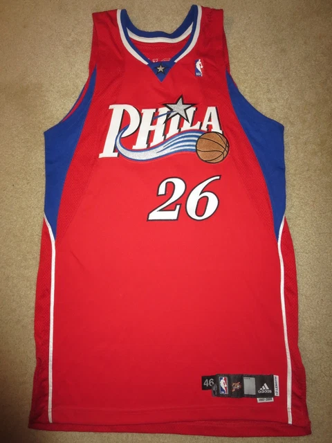 KYLE KORVER PHILADELPHIA SIXERS VINTAGE 2000'S ADIDAS JERSEY YOUTH
